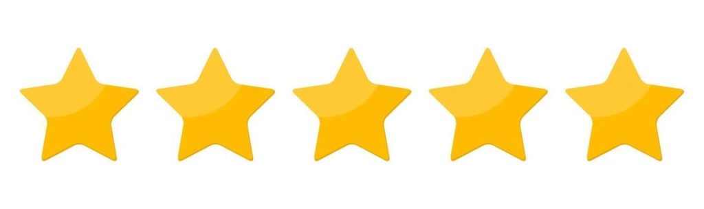 five 5 star rank sign illustration free vector 1